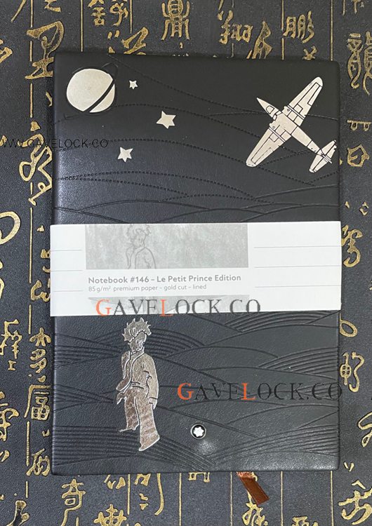 Copy Mont blanc Le Petit Prince Black Notebooks #146